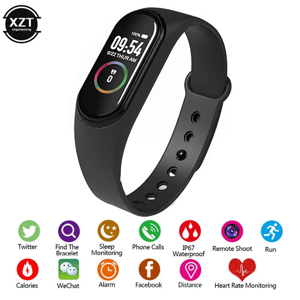 Digital Smartwatch – Waterproof Bluetooth Health & Fitness Monitor