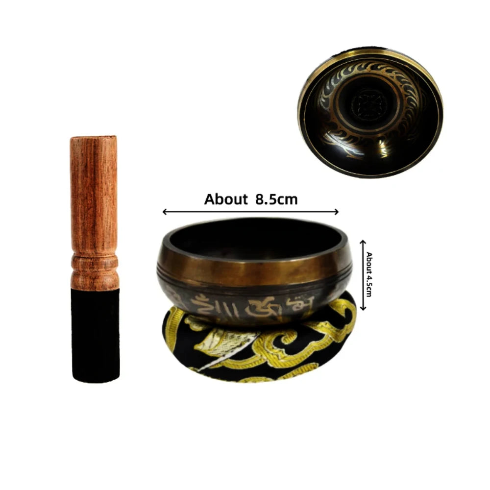 Tibetan Singing Bowl Set – Meditation & Chakra Healing Bowl (8.5–20cm)