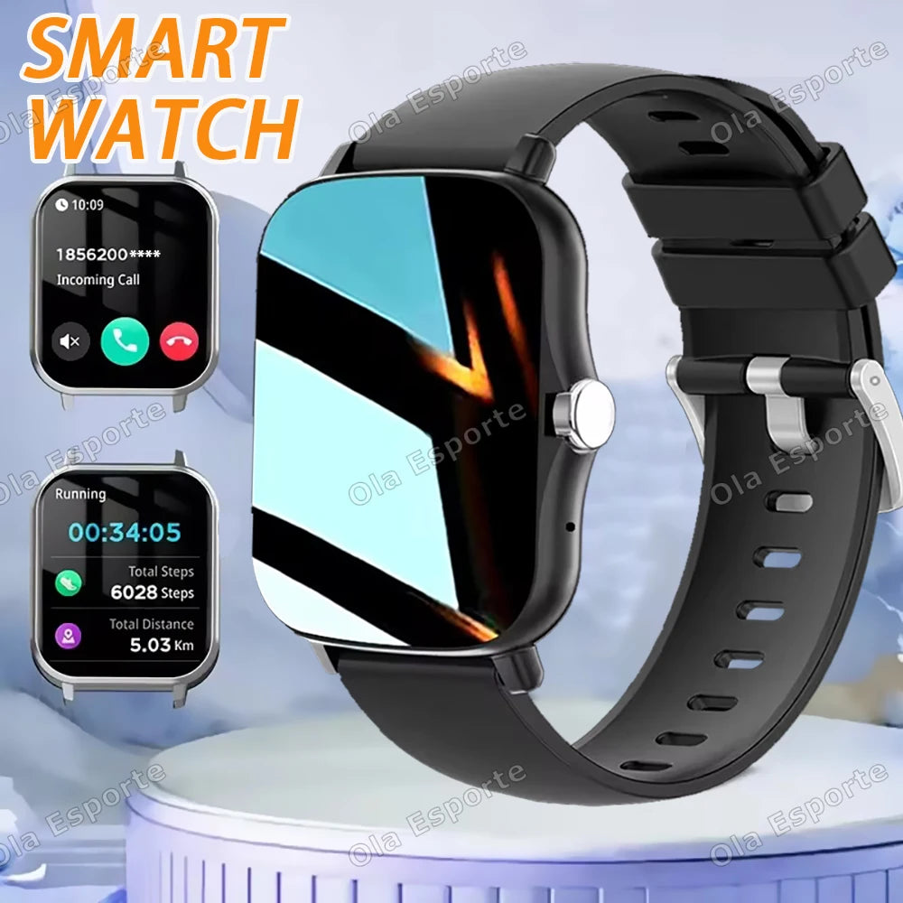 HW12 Smart Watch – 1.83" Color Screen, Bluetooth Call & Health Monitor