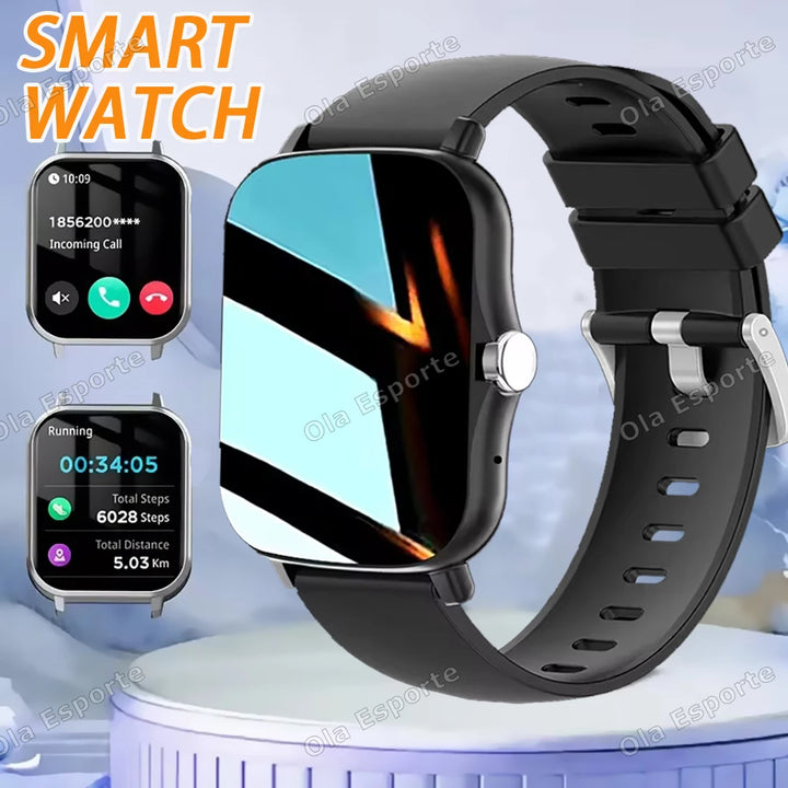 HW12 Smart Watch – 1.83" Color Screen, Bluetooth Call & Health Monitor