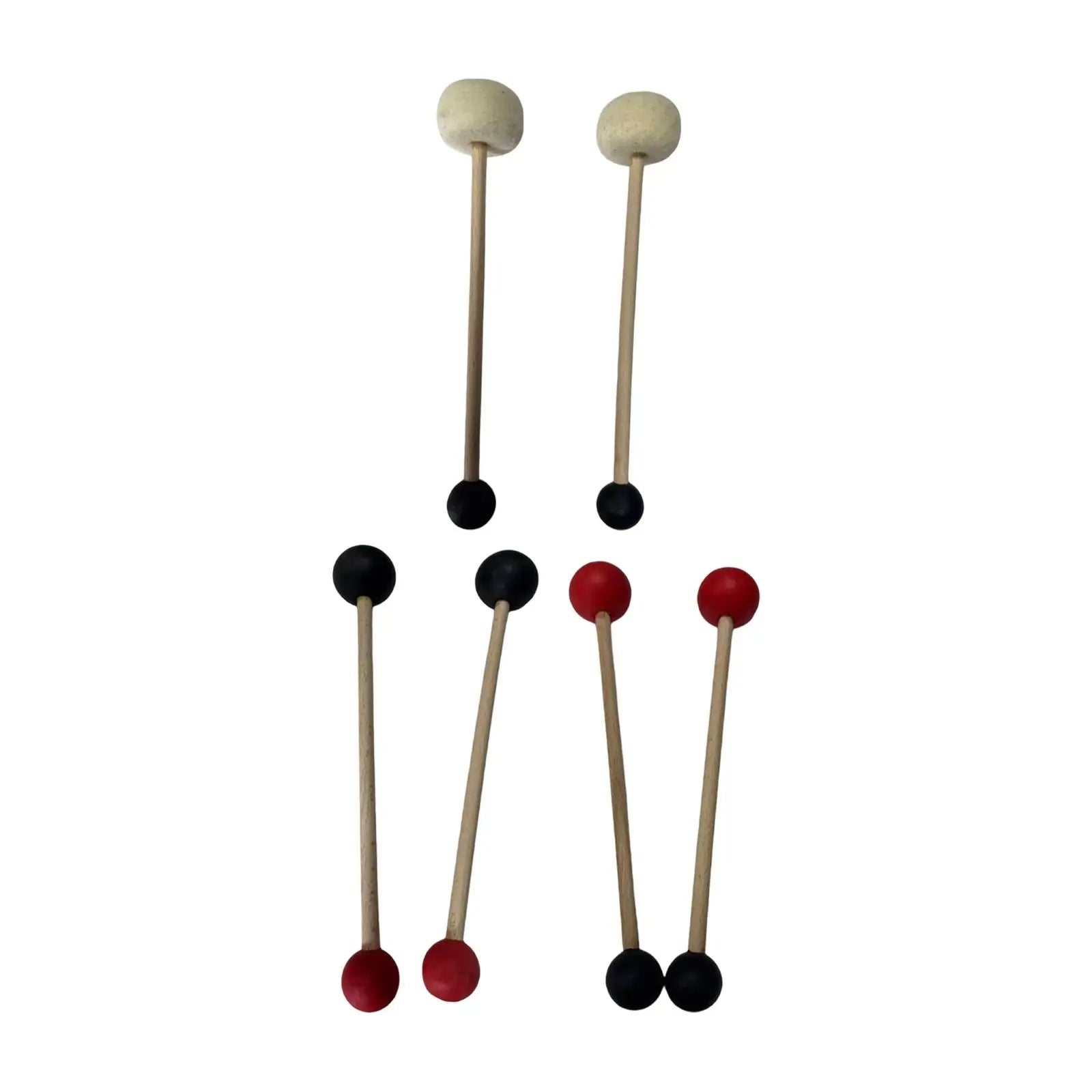 Double-Headed Sound Bowl Mallet – Wood Handle Meditation Accessory