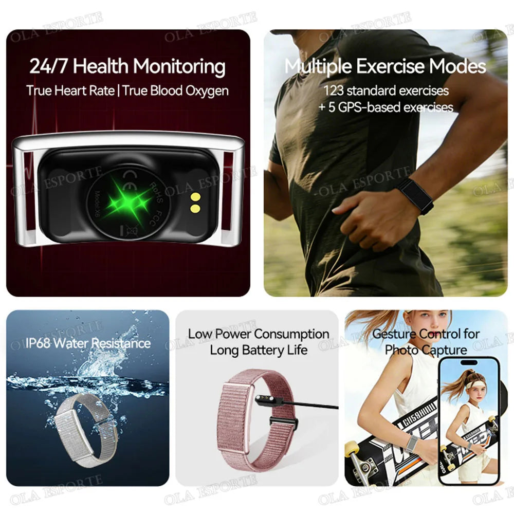 2026 Sport Fitness Tracker Smart Bracelet – Heart Rate & Sleep Monitor
