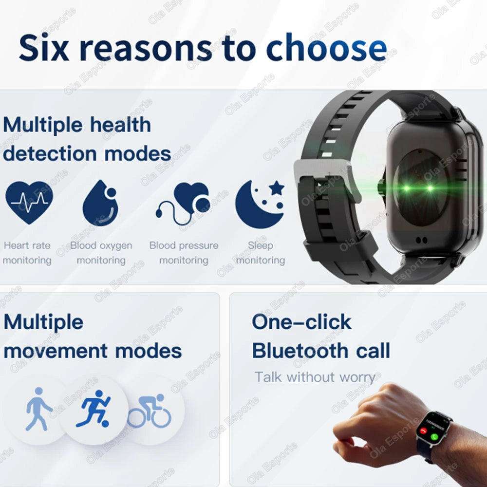 HW12 Smart Watch – 1.83" Color Screen, Bluetooth Call & Health Monitor