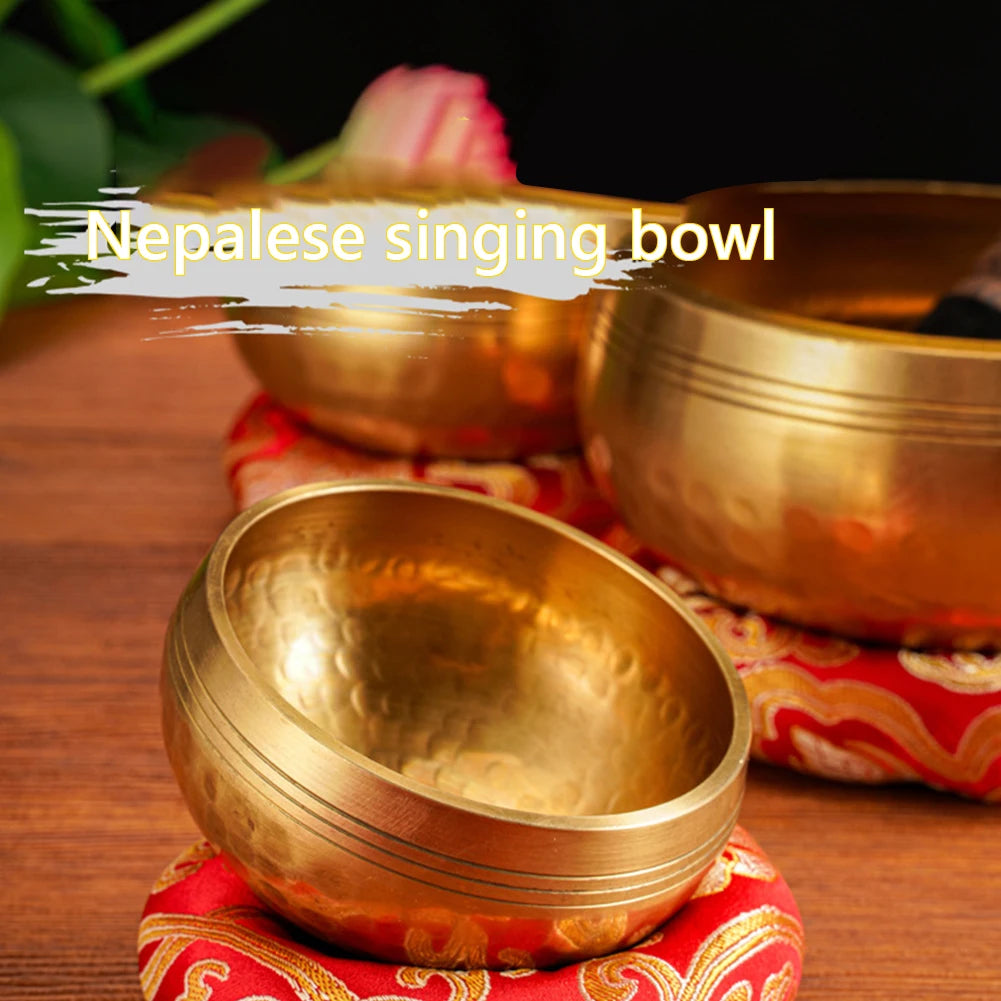 Tibetan Singing Bowl Set – Meditation Sound Bowl for Yoga & Chakra Healing