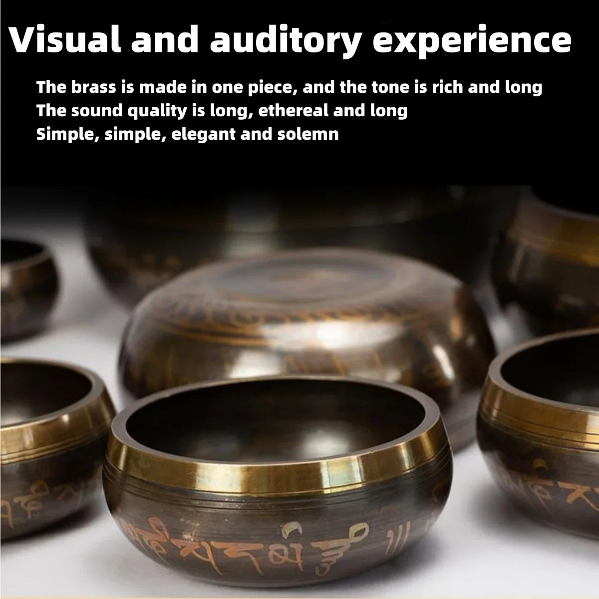 Tibetan Singing Bowl Set – Meditation & Chakra Healing Bowl (8.5–20cm)