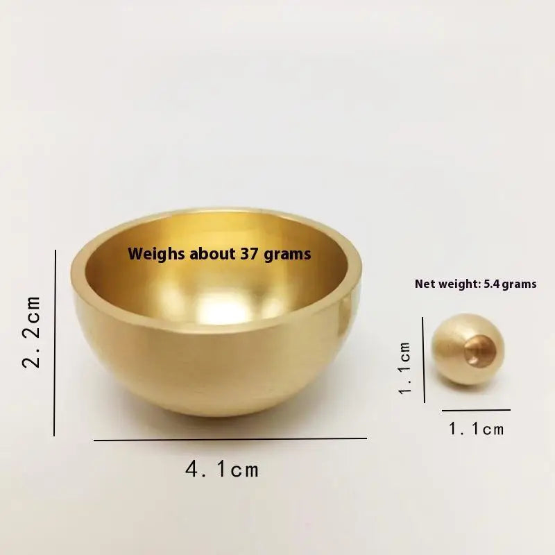 Brass Singing Bowl – Handmade Sanskrit Meditation & Healing Sound Bowl