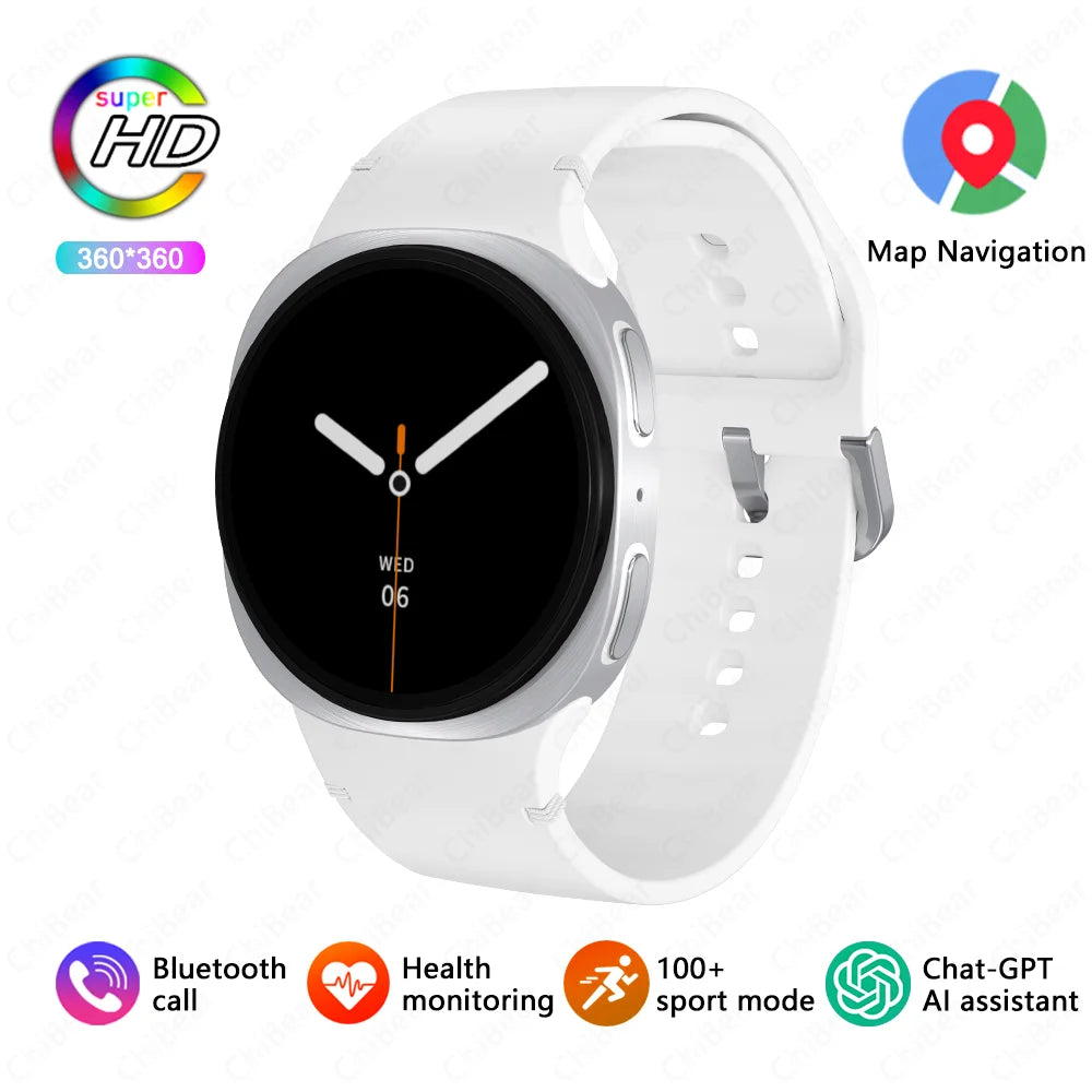 8 Mini Smart Watch – AMOLED HD, Bluetooth Call & GPS Fitness Tracker
