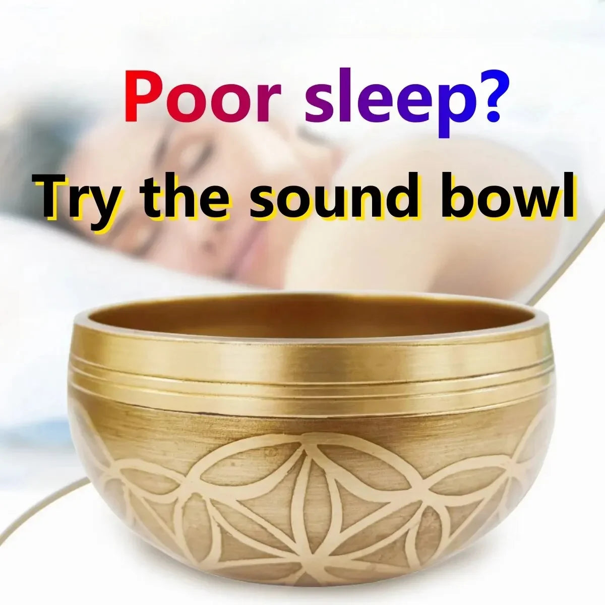 Miwayer Tibetan Singing Bowl Set – Meditation & Stress Relief Sound Bowl