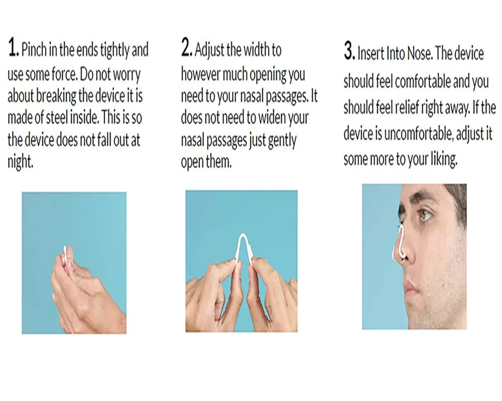 Silicone Nasal Dilator – Anti-Snoring Nose Clip for Better Breathing & Sleep