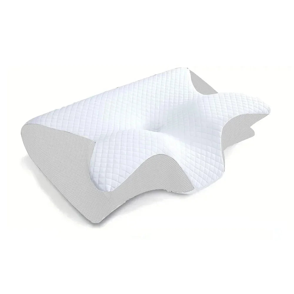 Butterfly Memory Foam Pillow – Neck Pain Relief Contoured Sleep Support