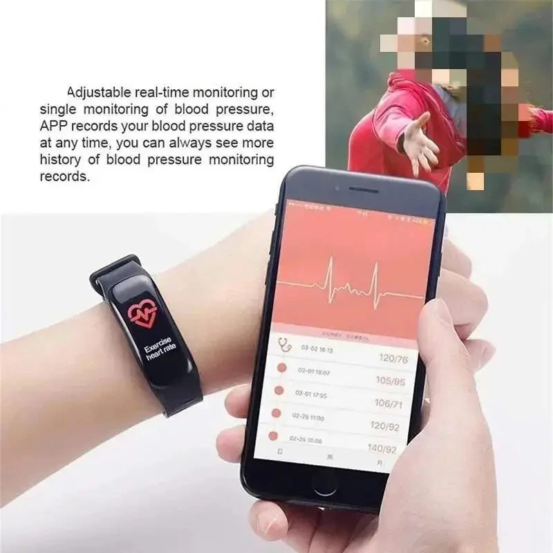 VIVO C1 Plus Smart Watch – Fitness Tracker with Heart Rate & Blood Pressure