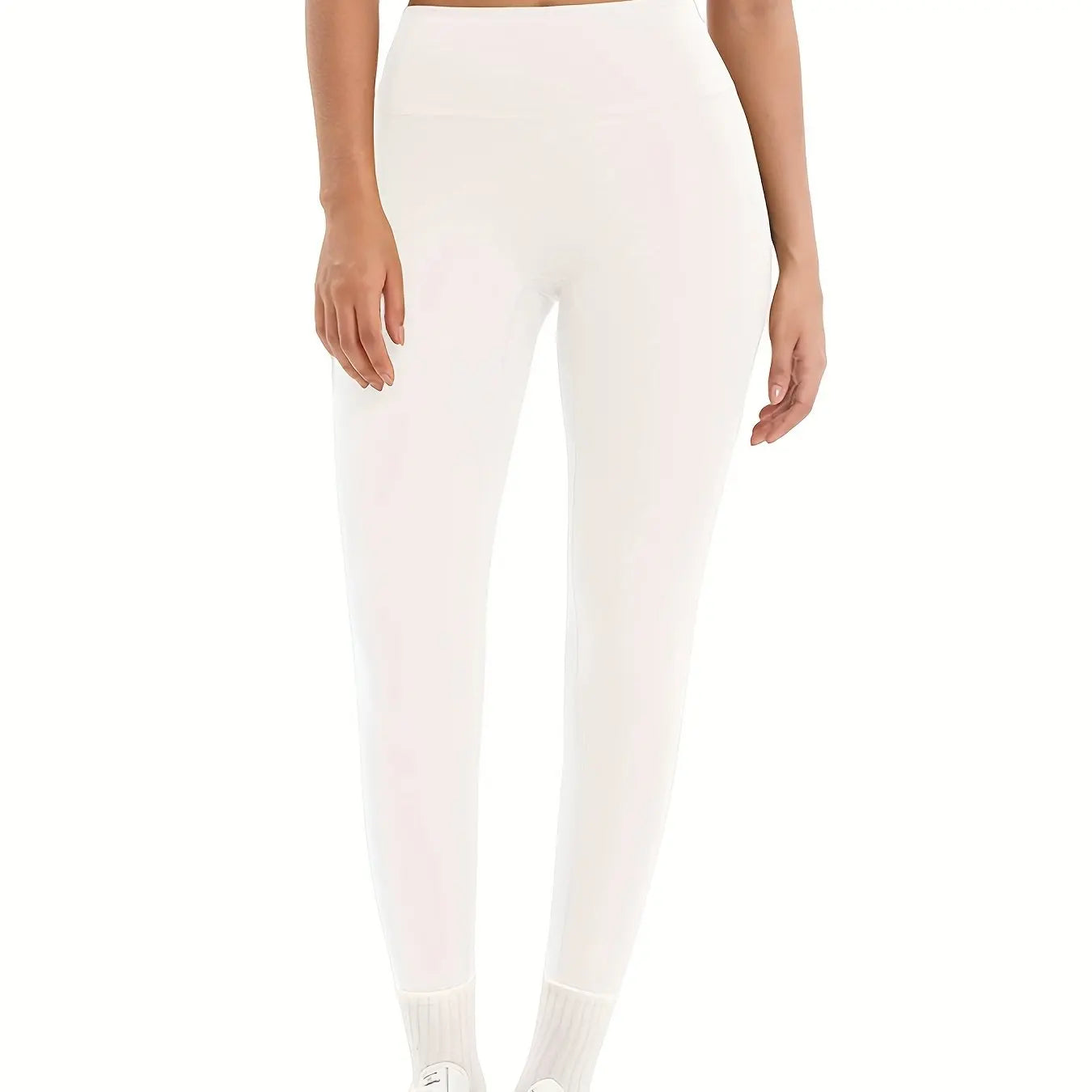 High Waist Yoga Leggings – Women’s Fitness & Running Workout Pants