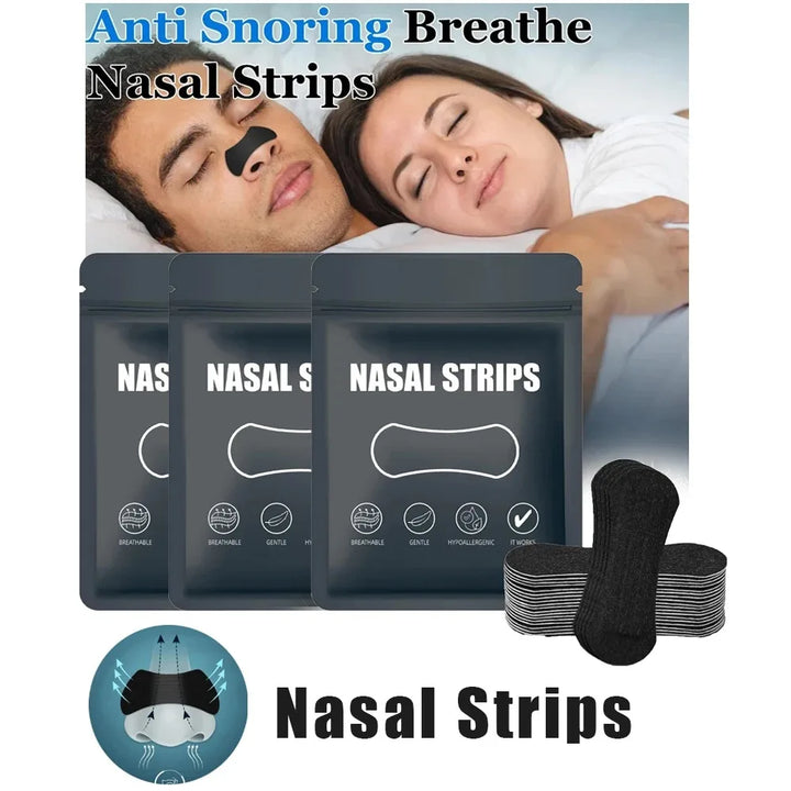 Anti-Snoring Nose Strips – Breathing Correction & Nasal Expansion Patches