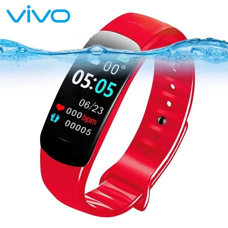 VIVO C1 Plus Smart Watch – Fitness Tracker with Heart Rate & Blood Pressure