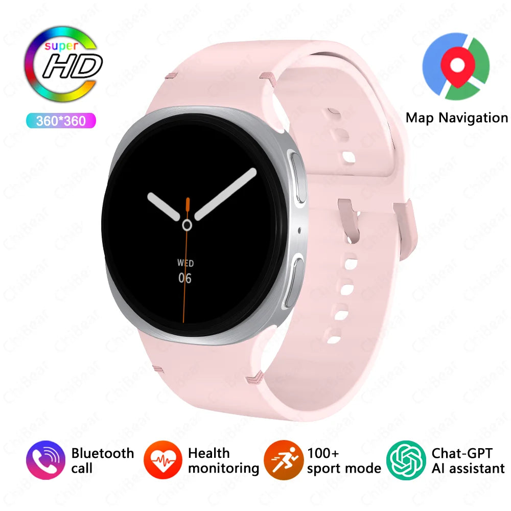 8 Mini Smart Watch – AMOLED HD, Bluetooth Call & GPS Fitness Tracker