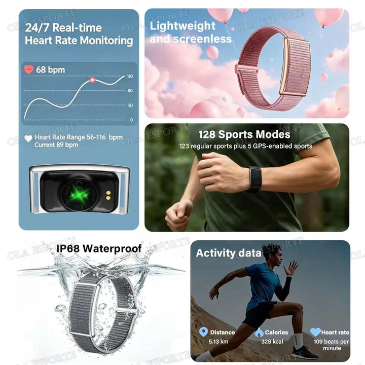 2026 Sport Fitness Tracker Smart Bracelet – Heart Rate & Sleep Monitor