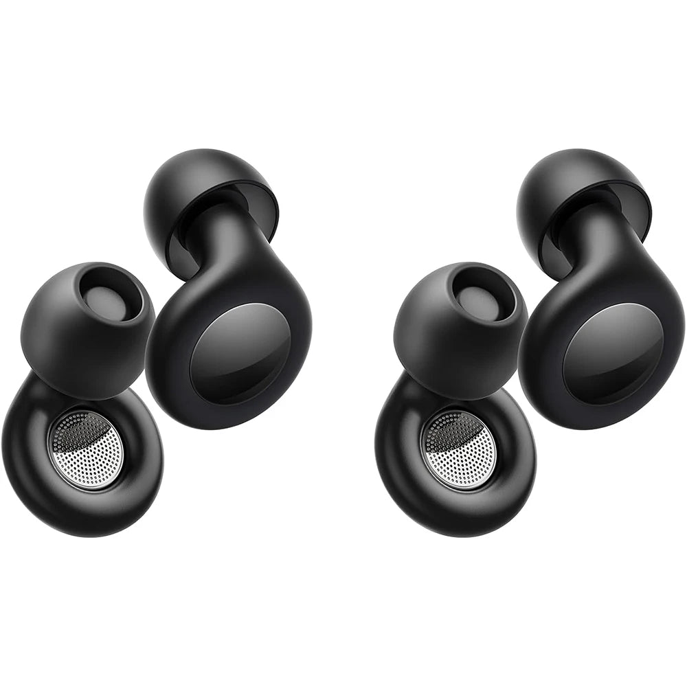 Reusable Silicone Ear Plugs – 25dB Noise Cancelling Sleep Earplugs (8 Tips)