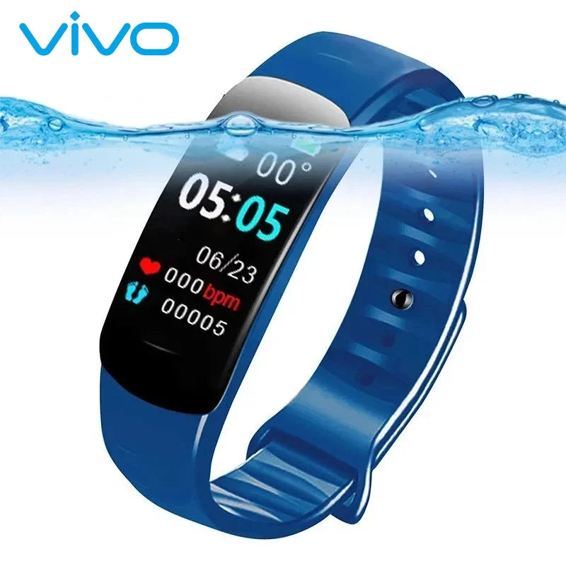 VIVO C1 Plus Smart Watch – Fitness Tracker with Heart Rate & Blood Pressure