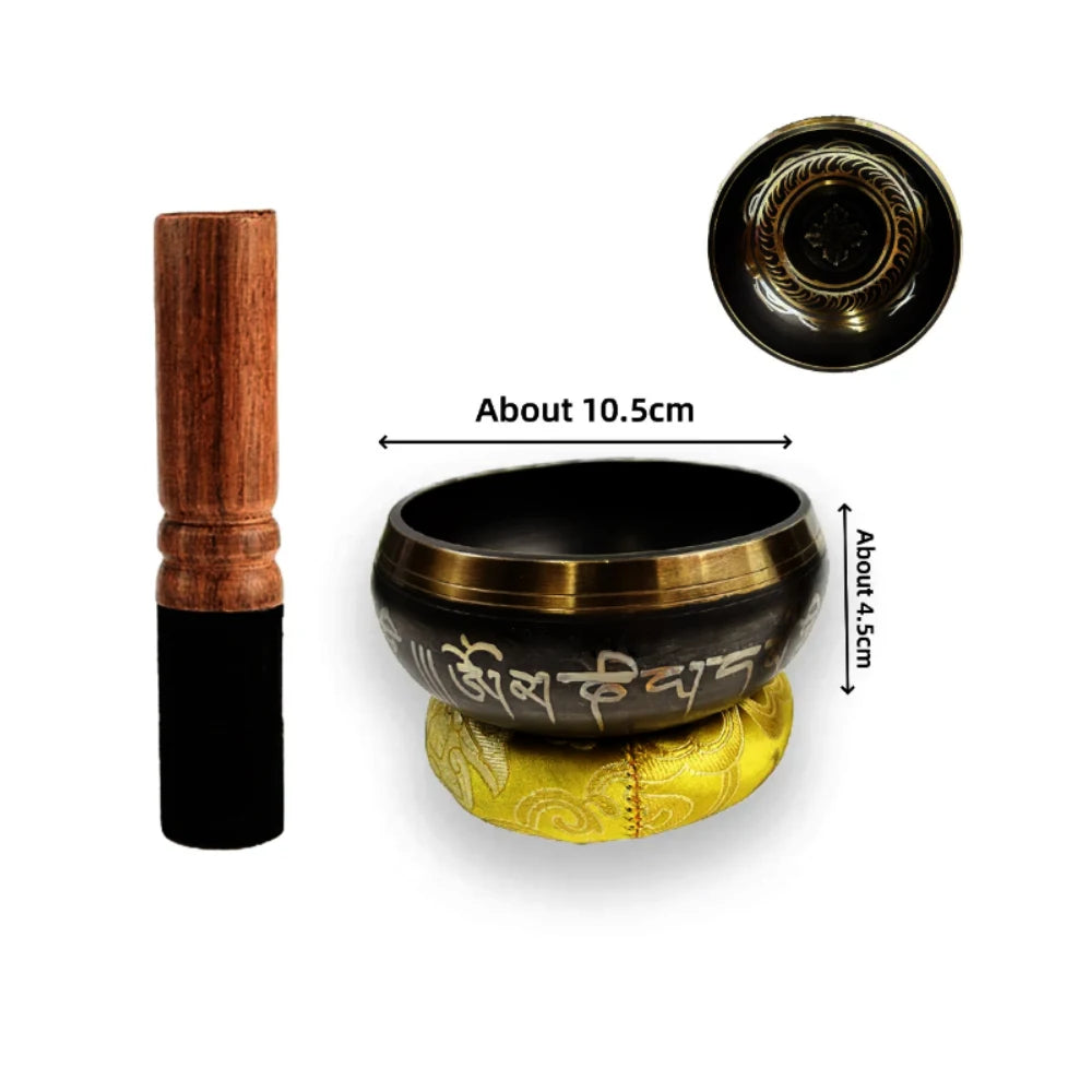 Tibetan Singing Bowl Set – Meditation & Chakra Healing Bowl (8.5–20cm)