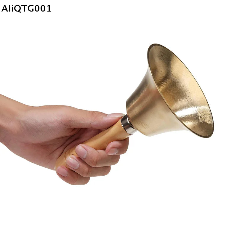 Super Loud Solid Brass Hand Bell – Call Bell for Home, Seniors & Meditation