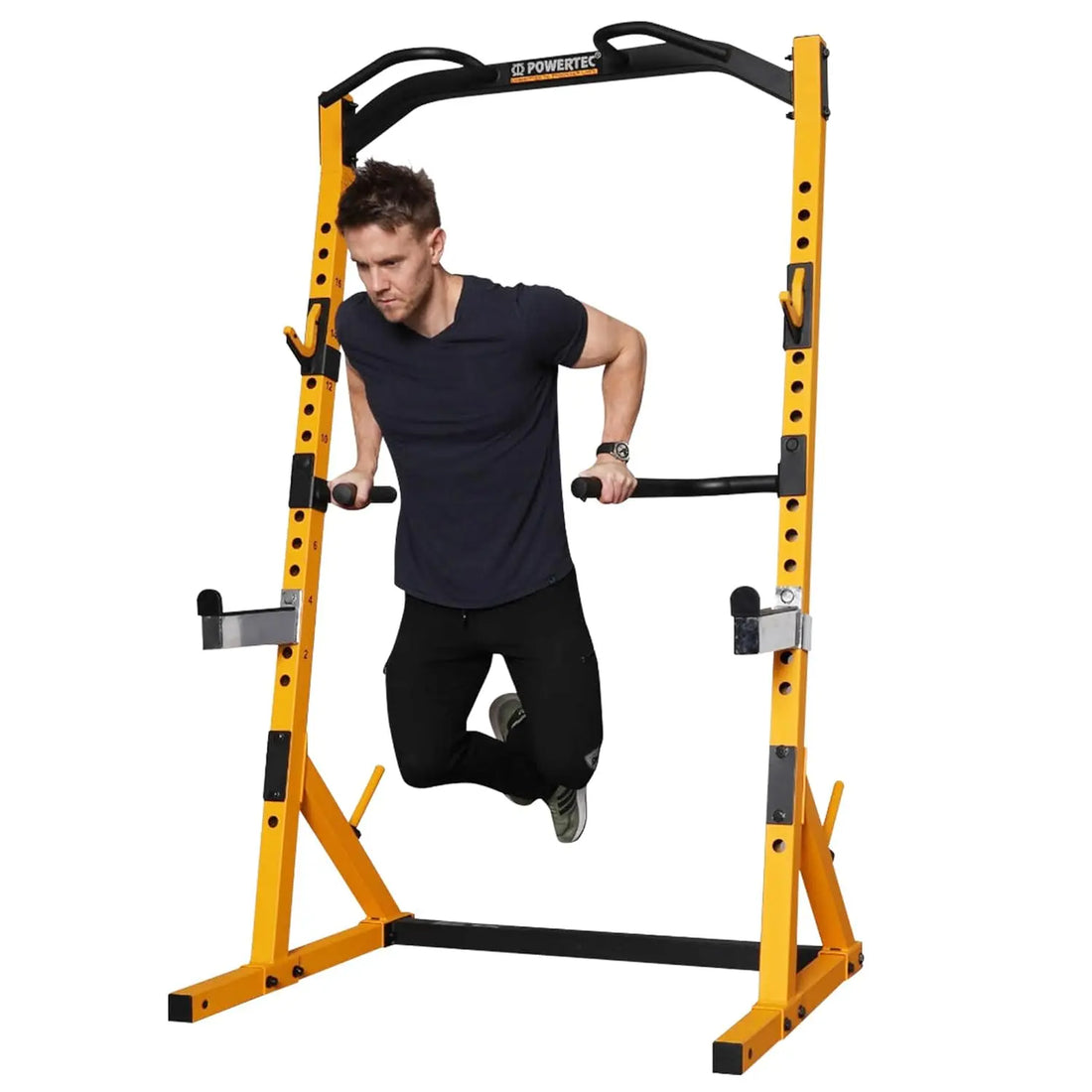 Fitness Half Rack Workbench – Squat Rack & Weight Lifting Home Gym Station