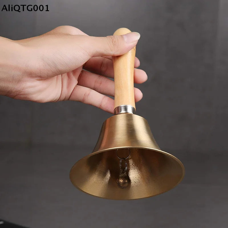 Super Loud Solid Brass Hand Bell – Call Bell for Home, Seniors & Meditation