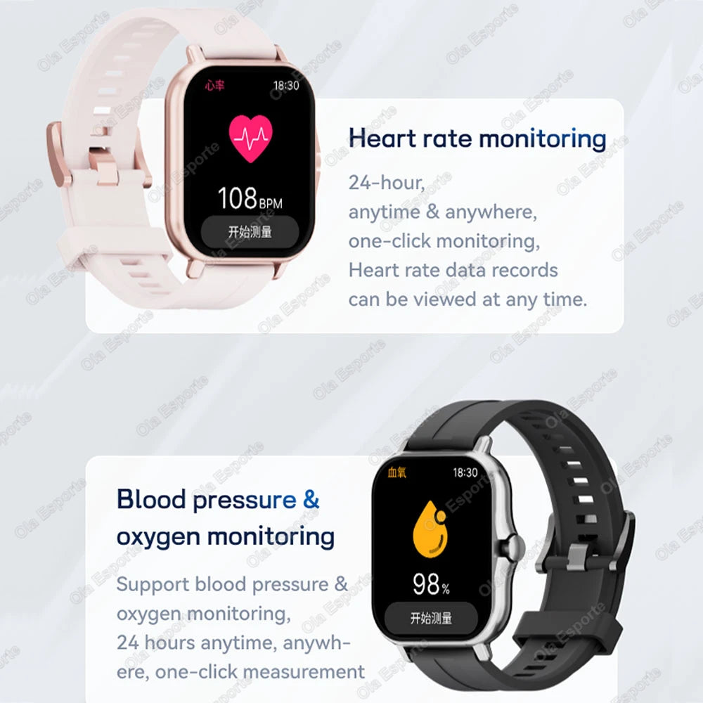 HW12 Smart Watch – 1.83" Color Screen, Bluetooth Call & Health Monitor