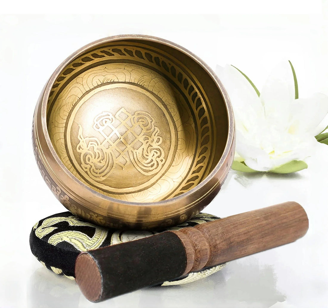 Miwayer Tibetan Singing Bowl Set – Meditation & Stress Relief Sound Bowl