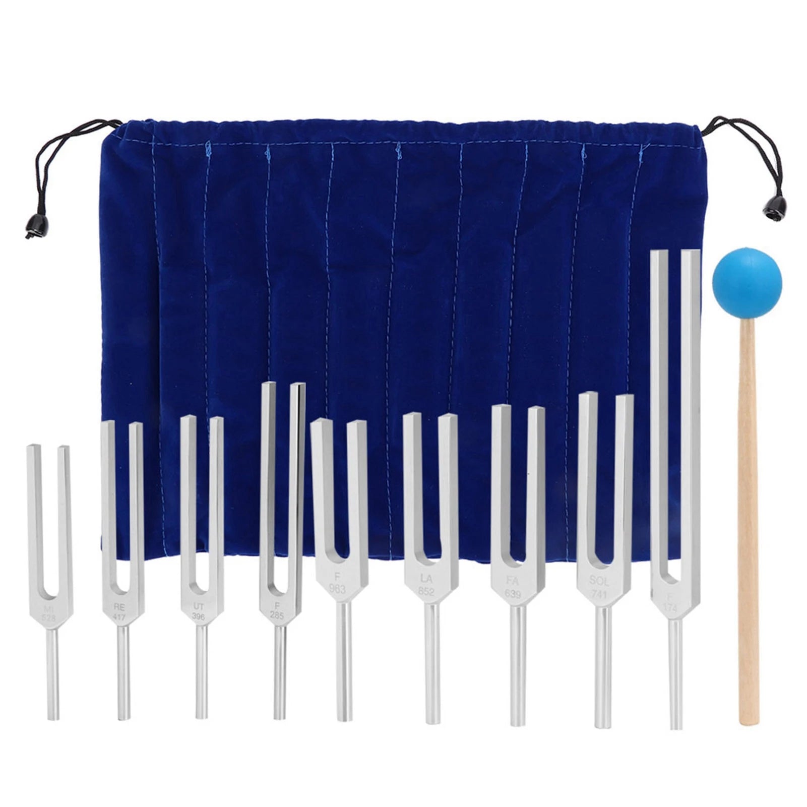 Aluminum Alloy Tuning Fork Set – Chakra Healing & Meditation Therapy