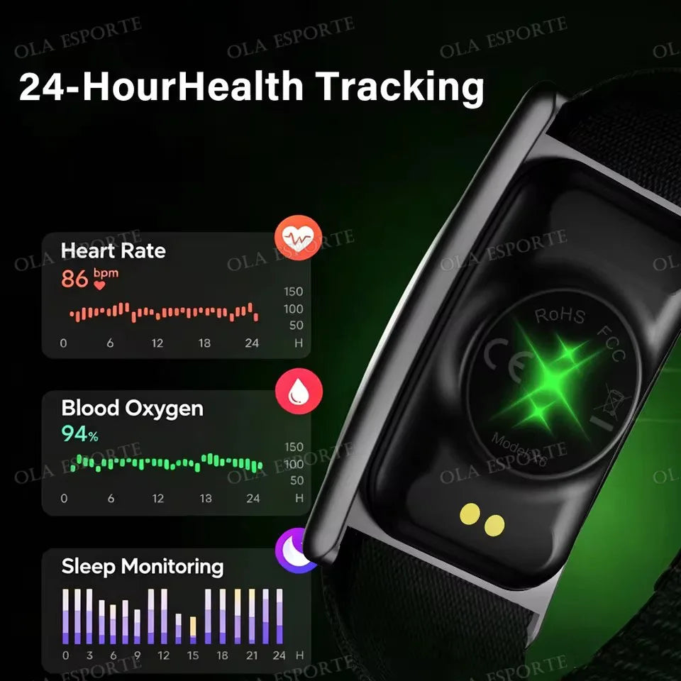 2026 Sport Fitness Tracker Smart Bracelet – Heart Rate & Sleep Monitor