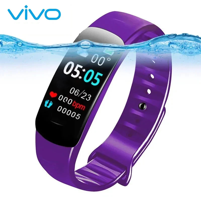 VIVO C1 Plus Smart Watch – Fitness Tracker with Heart Rate & Blood Pressure