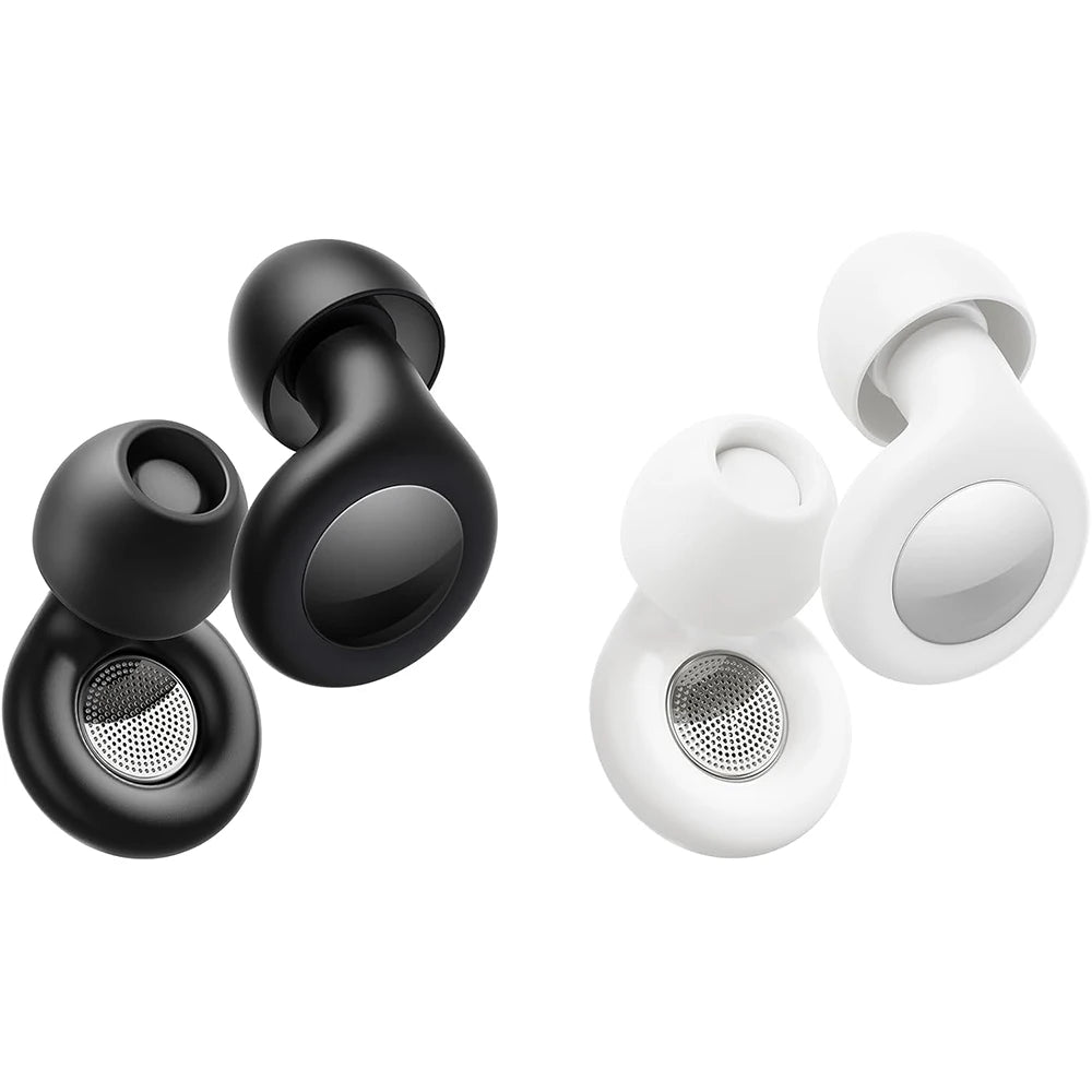 Reusable Silicone Ear Plugs – 25dB Noise Cancelling Sleep Earplugs (8 Tips)