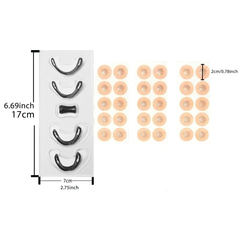 Magnetic Nasal Breathing Strips – Sleep & Snoring Relief Stickers (Box Set)