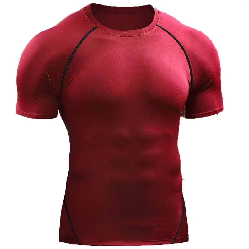 Men’s Quick-Dry Sports T-Shirt – Running & Training Fitness Top