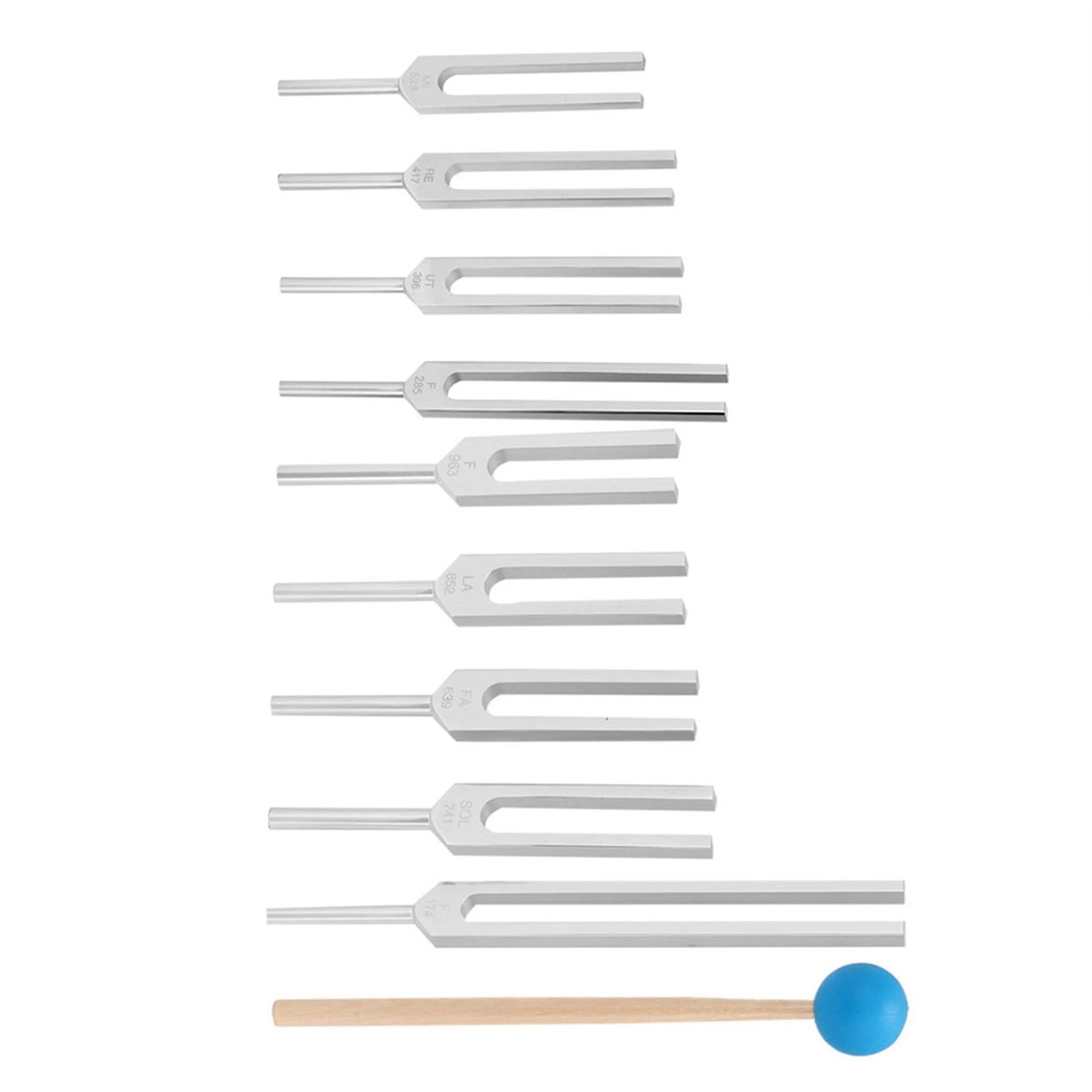Aluminum Alloy Tuning Fork Set – Chakra Healing & Meditation Therapy