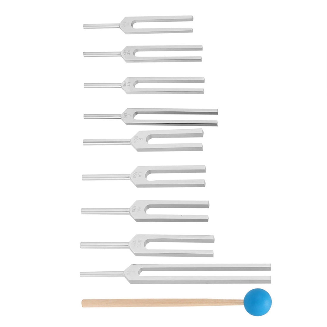 Aluminum Alloy Tuning Fork Set – Chakra Healing & Meditation Therapy