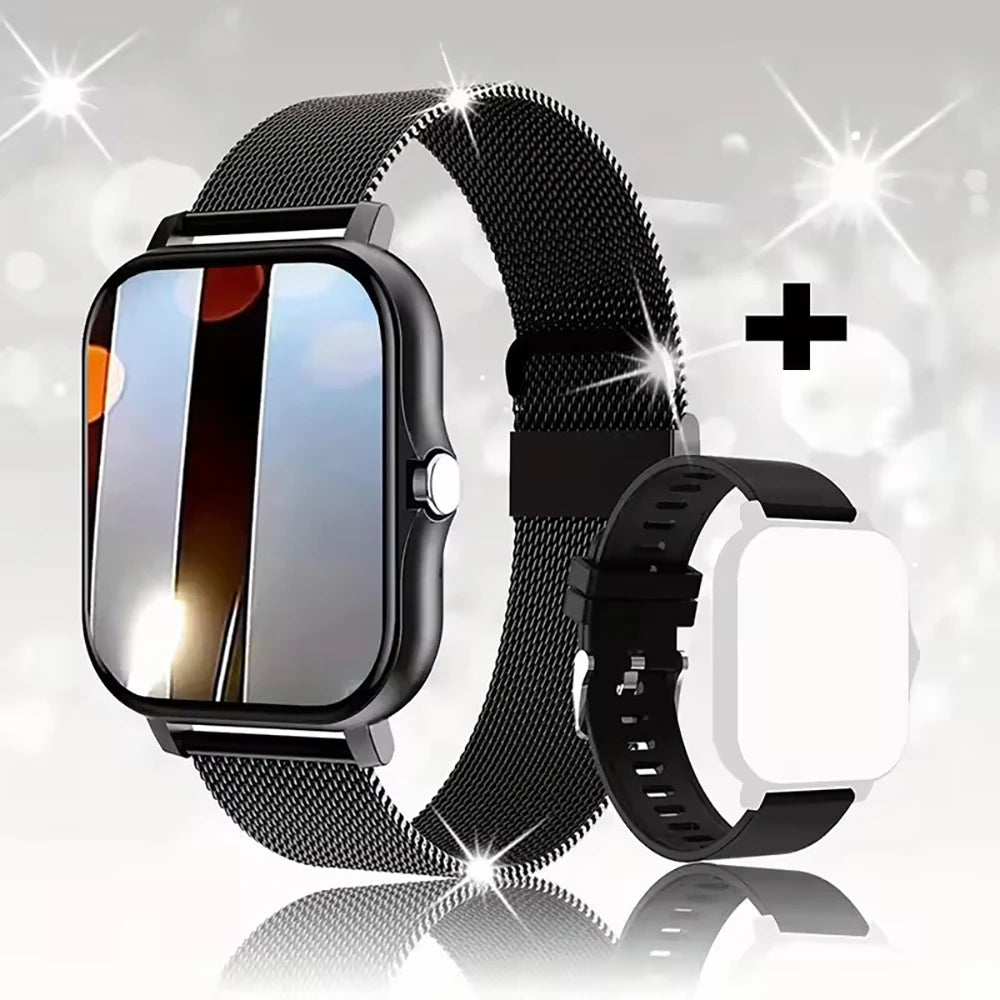 HW12 Smart Watch – 1.83" Color Screen, Bluetooth Call & Health Monitor