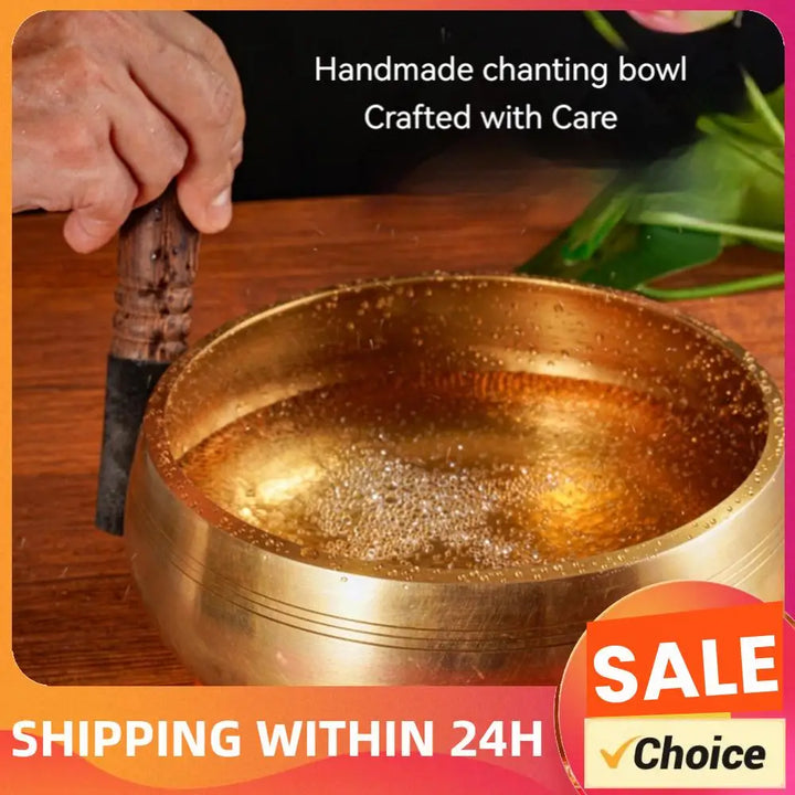Tibetan Singing Bowl Set – Meditation Sound Bowl for Yoga & Chakra Healing