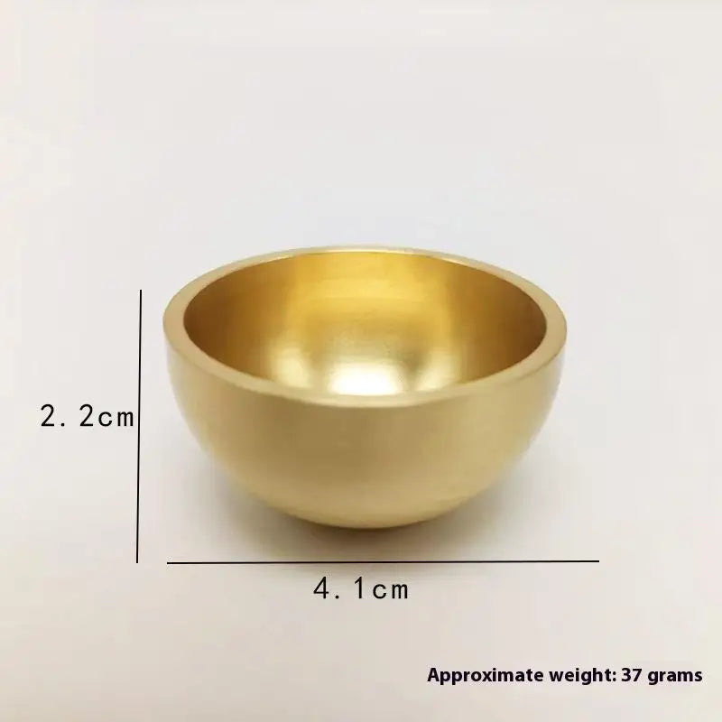 Brass Singing Bowl – Handmade Sanskrit Meditation & Healing Sound Bowl