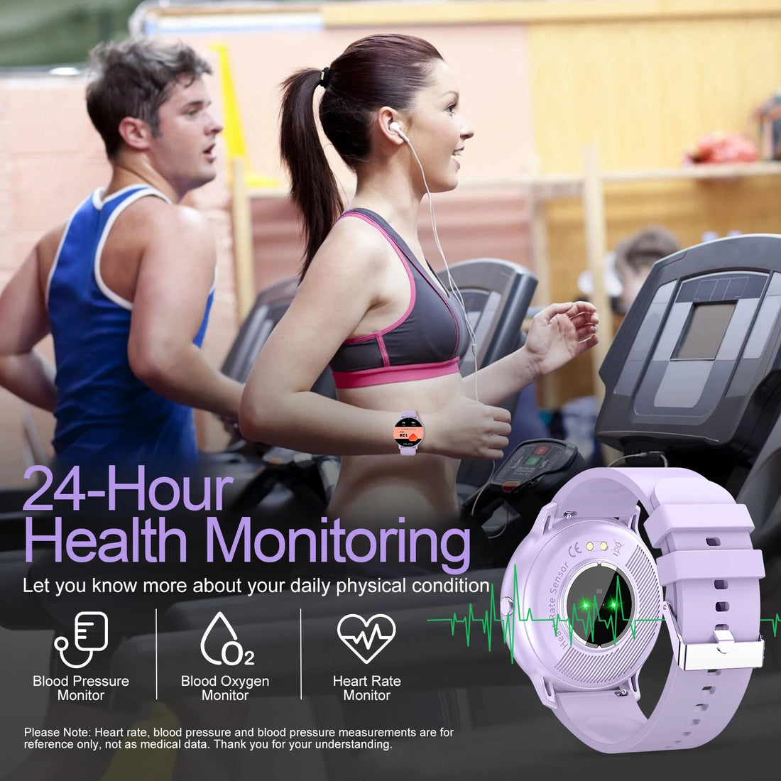 LIGE Smart Watch – Sports Fitness Health Monitor (IP67 Waterproof, Bluetooth Call)