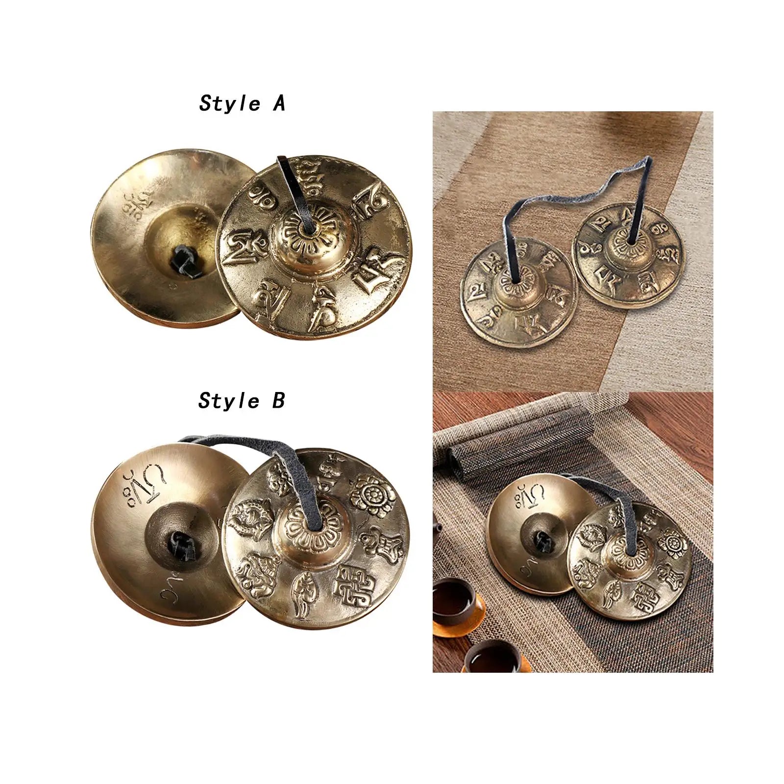 Tibetan Tingsha Cymbals 6.5cm – Meditation & Yoga Chime Bells