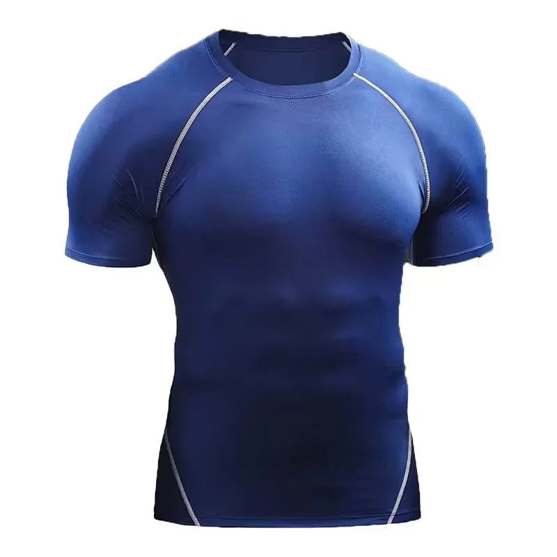 Men’s Quick-Dry Sports T-Shirt – Running & Training Fitness Top
