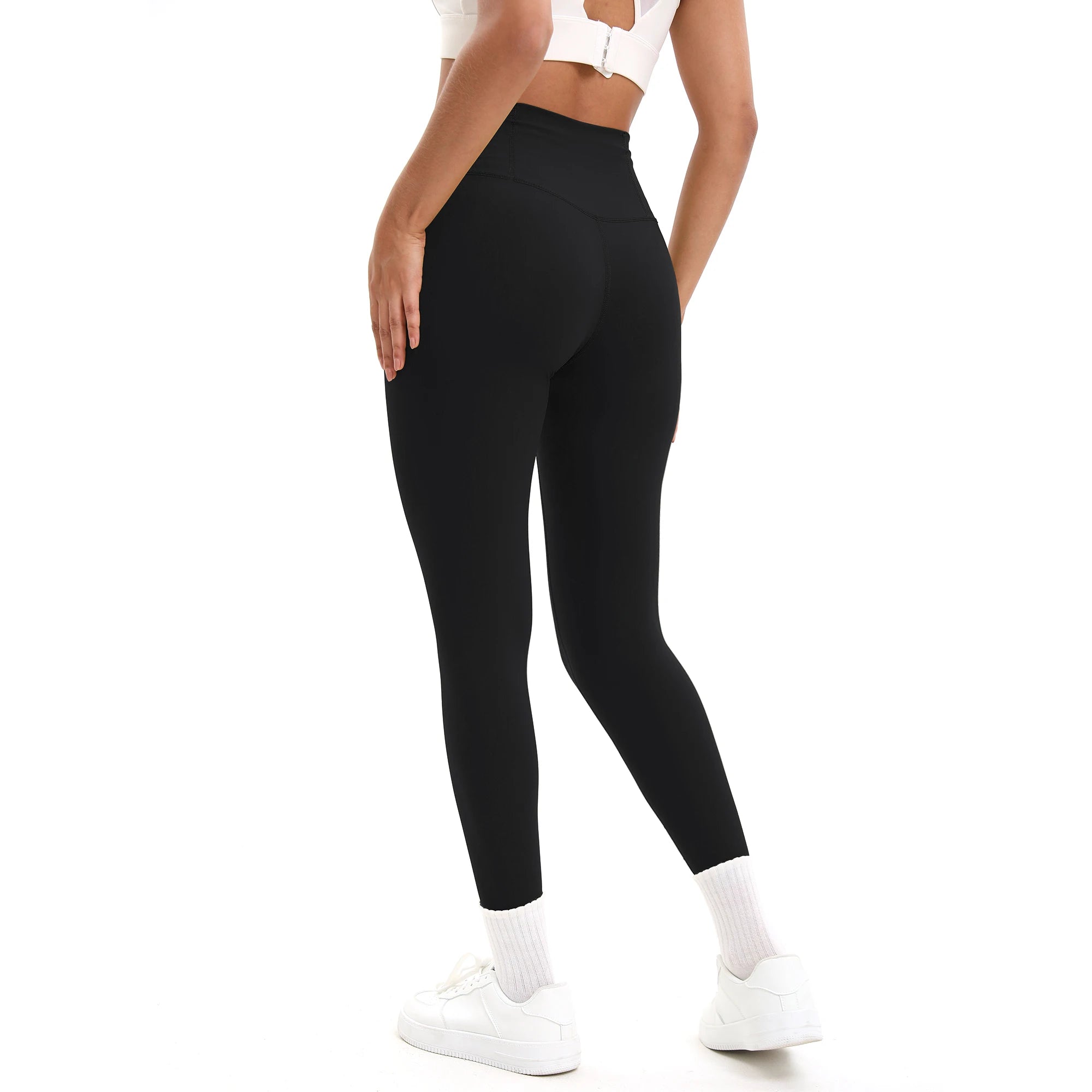 High Waist Yoga Leggings – Women’s Fitness & Running Workout Pants