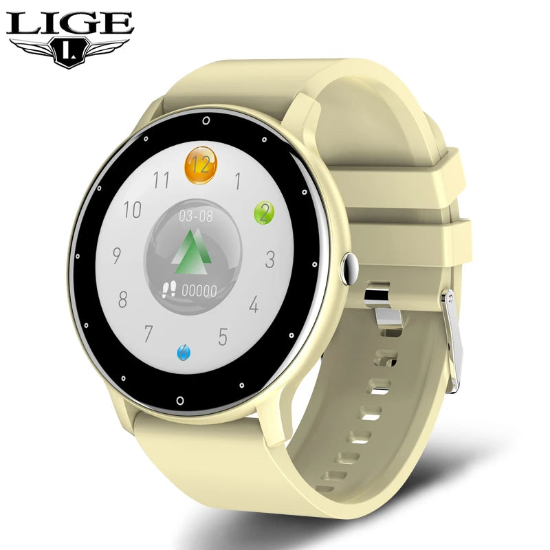LIGE Smart Watch – Sports Fitness Health Monitor (IP67 Waterproof, Bluetooth Call)