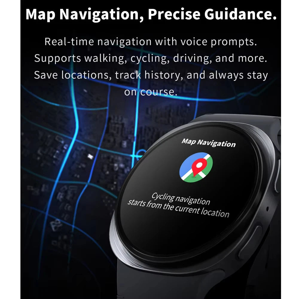 8 Mini Smart Watch – AMOLED HD, Bluetooth Call & GPS Fitness Tracker
