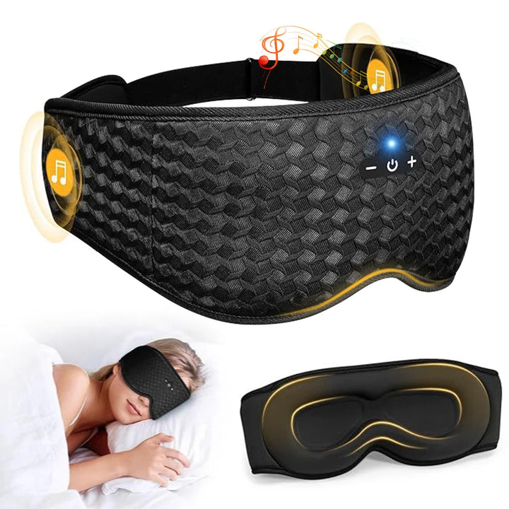 3D Bluetooth Sleep Mask Headphones – Wireless Blackout Eye Mask