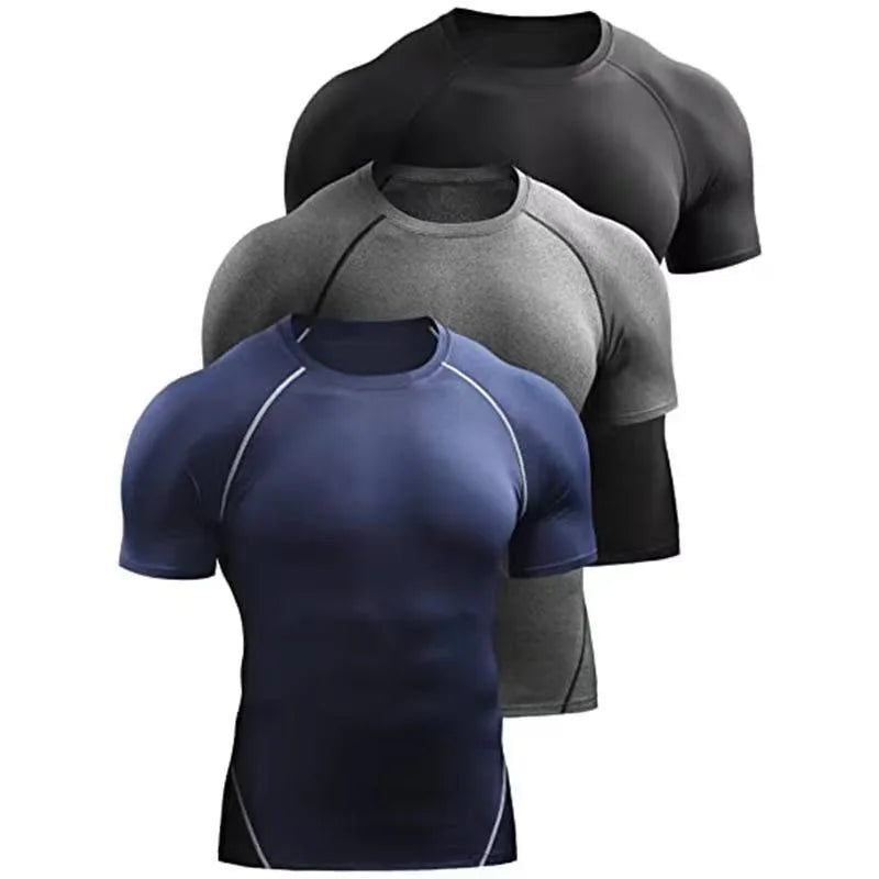 Men’s Quick-Dry Sports T-Shirt – Running & Training Fitness Top