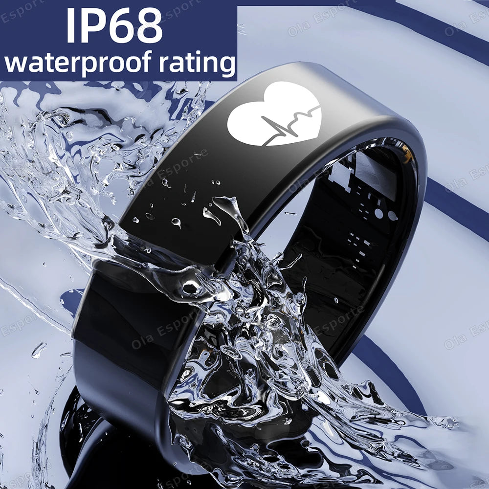 2026 Smart Ring – ECG Heart Rate & Health Monitoring Ring (Waterproof)