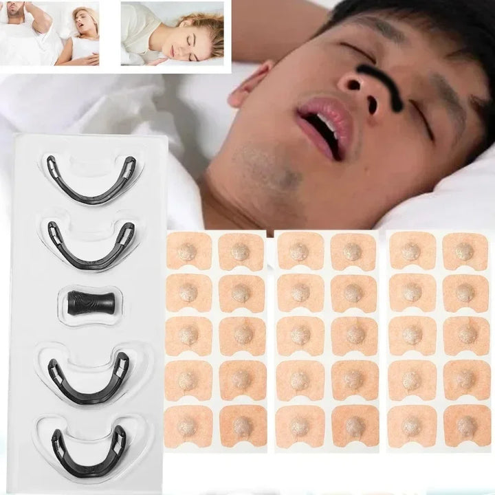 Magnetic Nasal Breathing Strips – Sleep & Snoring Relief Stickers (Box Set)