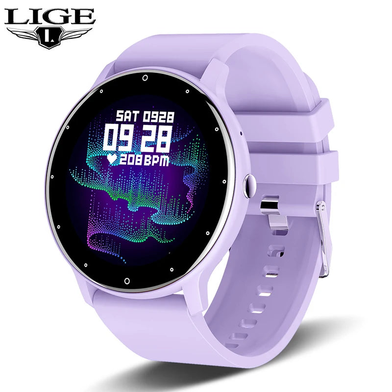 LIGE Smart Watch – Sports Fitness Health Monitor (IP67 Waterproof, Bluetooth Call)